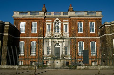 widok na zabytkowy dom strażnika z widokiem na park greenwich w południowo-wschodnim Londynie ten historyczny gruziński dom jest teraz siedzibą kolekcji sztuki Wernher