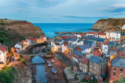 Staithes w Yorkshire