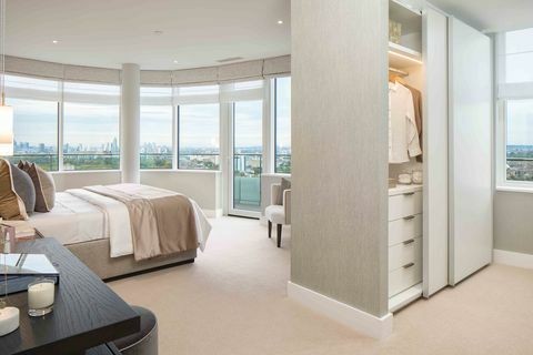 Lombard Wharf - Londyn - penthouse - sypialnie - Harrods Estates