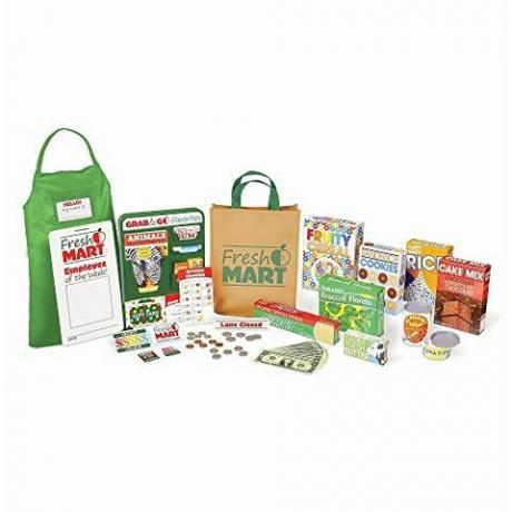 Kolekcja towarzysząca sklepu spożywczego Melissa & Doug Fresh Mart (zestawy do zabawy i kuchnie, świetny prezent dla dziewcząt i chłopców - najlepsze dla dzieci w wieku 3, 4, 5 lat i starszych)