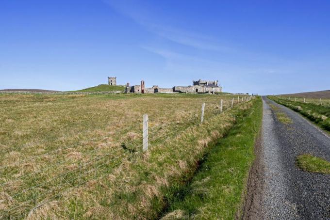 Brough Lodge, XIX-wieczna gotycka rezydencja na wyspie fetlar