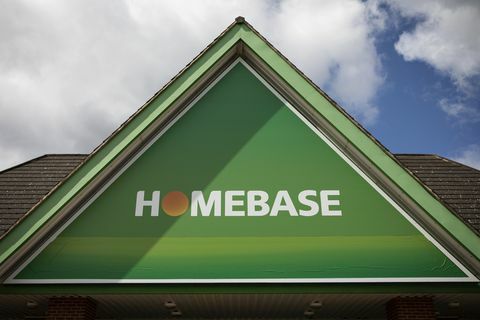 homebase store, londyn, anglia