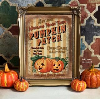 Znak Halloween Pumpkin Farm