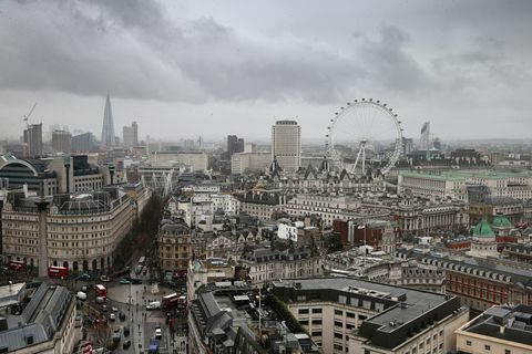 Ogólne widoki na panoramę Londynu