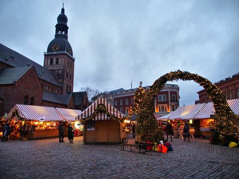 Jarmark bożonarodzeniowy w Rydze