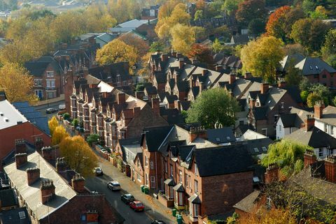 Nottingham, podmiejska Anglia