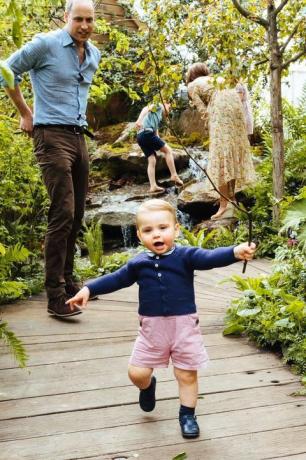 George, Louis, Charlotte pomogli Kate Middelton w zaprojektowaniu Chelsea Flower Show Garden