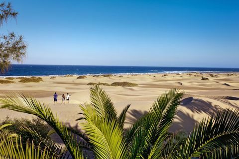 Wydmy Maspalomas, Gran Canaria, Wyspy Kanaryjskie, Hiszpania