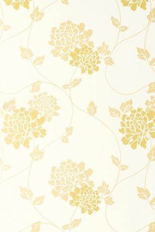 Isadore Camomile Yellow White Floral Wallpaper 199 zł,