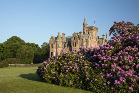 Crawfordton House, Scottish Baronial Mansion House - zamek