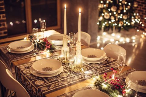 Nakrycie stołu na świąteczny obiad