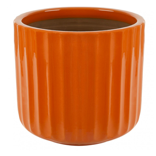 Sadzarka ceramiczna pomarańczowa 35 x 30