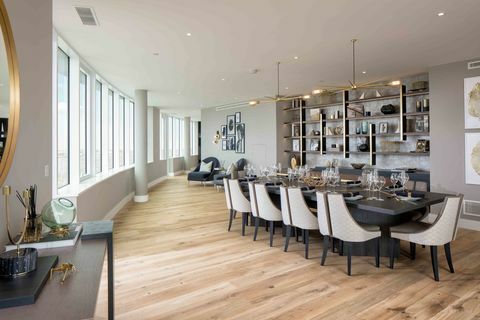 Lombard Wharf - Londyn - penthouse - jadalnia - Harrods Estates