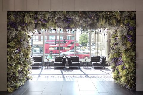 Pullman London St. Pancras - Chelsea-Flower Show inspirowana instalacją Meadow