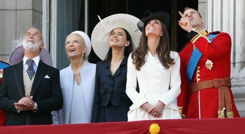 Kate Middleton na Trooping the Color 2010