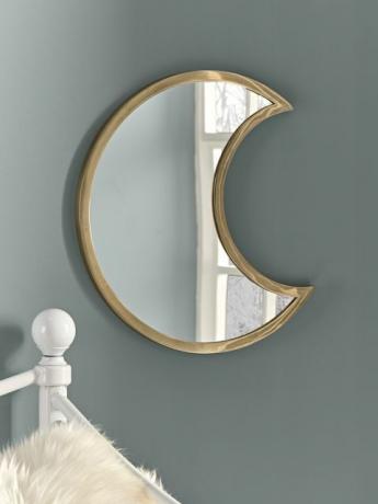 lustro w kształcie półksiężyca