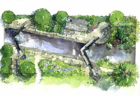 Welcome to Yorkshire Garden, Show Garden, Zaprojektowany przez Mark Gregory, sponsorowany przez Welcome to Yorkshire, RHS Chelsea Flower Show 2019