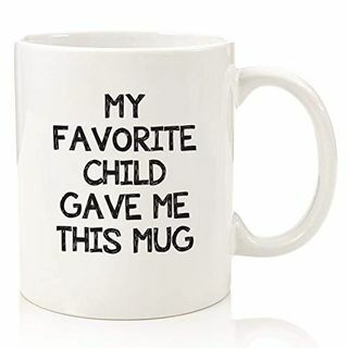 Śmieszny kubek do kawy „Moje ulubione dziecko”