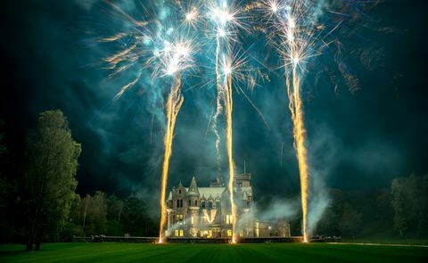 Crawfordton House, Scottish Baronial Mansion House - zamek