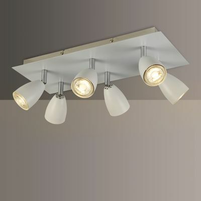 John Lewis & Partners Thea GU10 LED 6 Reflektor sufitowy, chrom