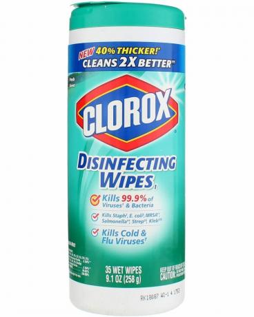 Chusteczki dezynfekcyjne Clorox dezynfekujące pojemnik na świeży zapach