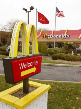 mcdonalds entrance photo by tim boylegetty images