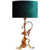 Gilt Art Nouveau Branch Lamp