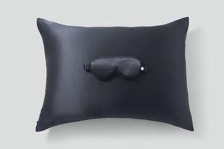 Jedwabna poszewka na poduszkę + maska ​​do spania