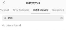 Miley Cyrus przestaje obserwować Liama ​​Hemswortha i Kaitlynn Carter na Instagramie