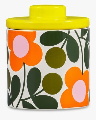 Słoik do przechowywania kawy Orla Kiely Flower Stems, 750 ml, Citrine / Multi