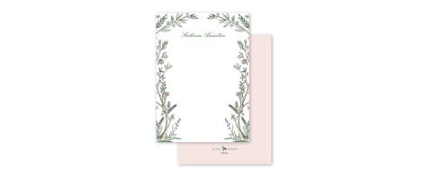 Blush Blossom Notecard