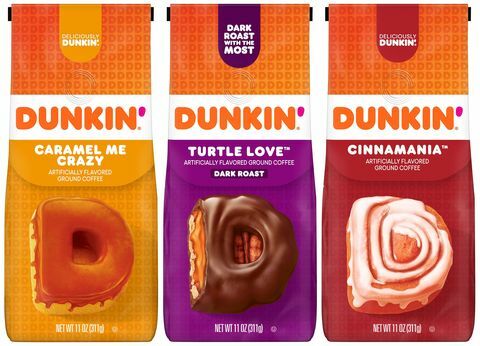 dunkin' w domu karmel me crazy, turtle love i cynamania kawy