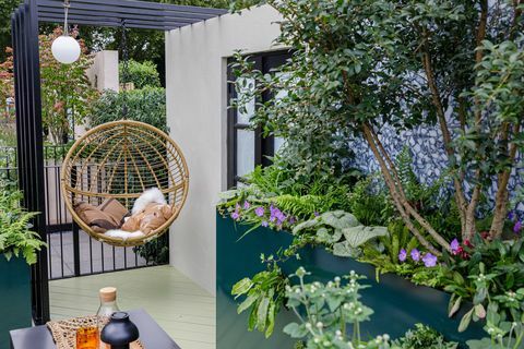 chelsea flower show 2021 sky sanctuary balkon ogród zaprojektowany przez michaela coleya