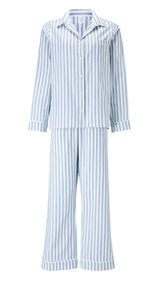 John Lewis & Partners Luna Stripe Cotton Piżama Set