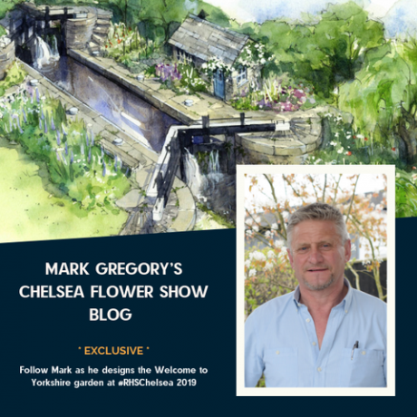 Chelsea Flower Show 2019 - Mark Gregory, projektant ogrodów Welcome to Yorkshire garden, uruchamia ekskluzywny blog na House Beautiful UK