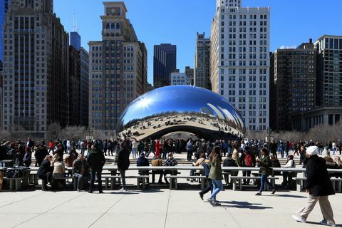 chicago pejzaże i widoki na miasto