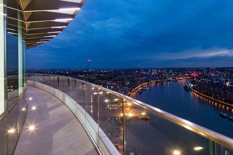 Lombard Wharf - Londyn - penthouse - taras - Harrods Estates