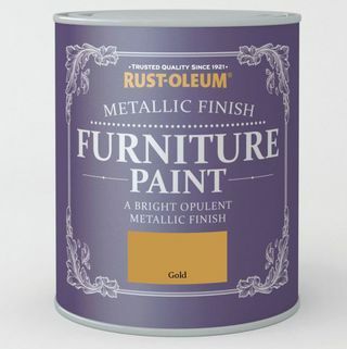 Farba do mebli Rust-Oleum Gold Metallic Finish