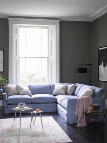 Sofa.com Otto Medium Narożna sofa na Azorach Smart Linen