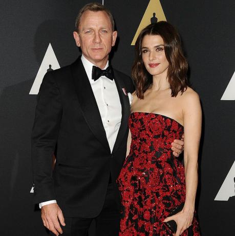 aktor daniel craig i aktorka rachel weisz na 7. dorocznej ceremonii rozdania nagród gubernatorów w sali balowej ray dolby w hollywood highland