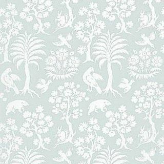 Tapeta Schumacher Palm Damask Sky