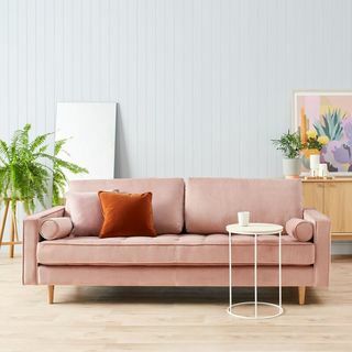 Aksamitna sofa Ravi