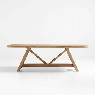 Stół do jadalni Aya z naturalnego drewna autorstwa Leanne Ford