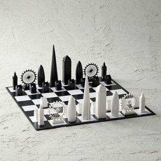 Akrylowe szachy Skyline 