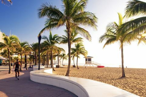 Beach, Fort Lauderdale, Floryda, USA