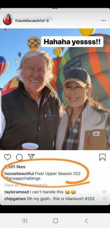 Joanna Gaines z HGTV podejmuje wyzwanie FaceApp