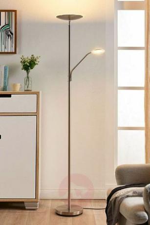 Praktyczna lampa sufitowa LED Elina z lampką do czytania