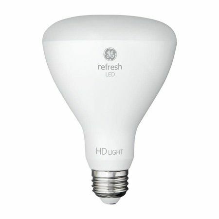 GE Refresh 2-pak 65 W Odpowiednia ściemnialna lampa dzienna Br30 LED Oprawa żarówka