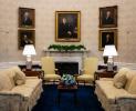 Gabinet owalny Joe Bidena: Gabinet nowego prezydenta Wystrój użyty przez Billa Clintona, Donalda Trumpa i George'a W. Krzak
