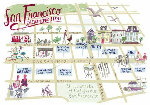 mapa zakupów San Francisco